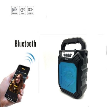 Портативный мультимедийный проигрыватель большой громкости, 10 Вт, красный и черный