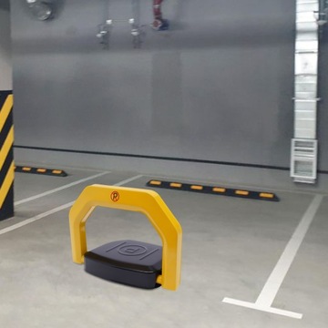 Automatyczna zdalnie sterowana blokada parkowania z alarmem