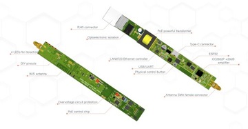 SLZB-06 Zigbee CC2652P Ethernet PoE USB LAN WIFI адаптер для домашнего помощника