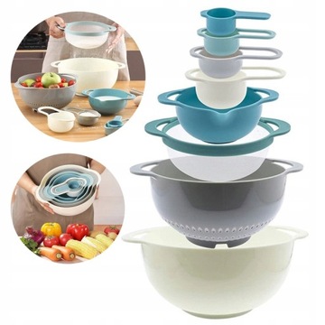 КУХОННЫЙ НАБОР ЧАШКИ МЕРНЫЕ КРУЖКИ ДУРШРУГ СЕЙЧОК 8 EL