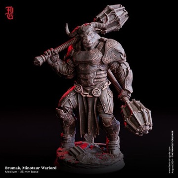 Brumak, Minotaur Warlord - 3dmonkeypl