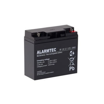 AKUMULATOR ALARMTEC 18Ah 12V ALARM PODTRZYMANIE