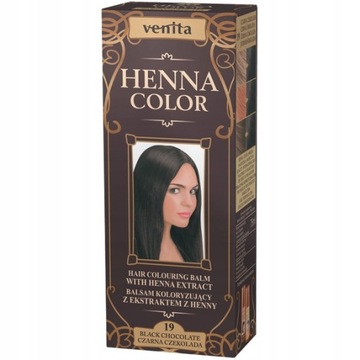 VENITA HENNA 019 CZARNA CZEKOLADA