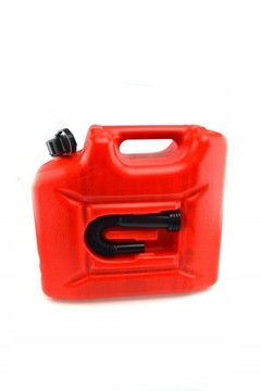 ПЛАСТИКОВАЯ КАННИСТРА 10 Л для топлива и масла с выдвижной RED FUNNY