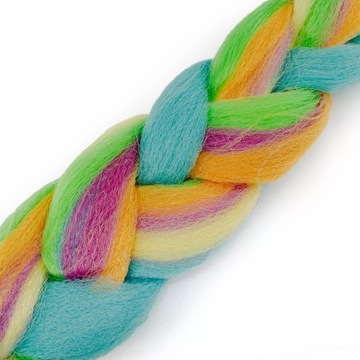 СИНТЕТИЧЕСКИЕ ВОЛОСЫ, КОСЫ, ЦВЕТНЫЕ ПРЯДИ 10