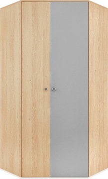 Молодёжная мебель PIXEL 4 белый серый шкаф-стол