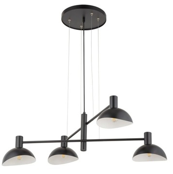 SIGMA Nowoczesna lampa LED ARTIS 4 lampa wisząca czarny LED