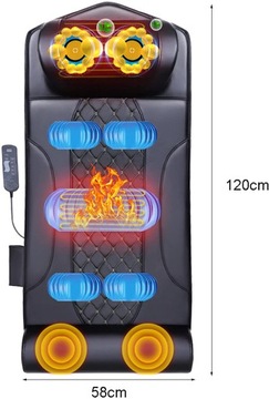 Массажный матрас, массажный коврик Шиацу, подогрев, подушки безопасности Gateway