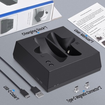ЗАРЯДНАЯ СТАНЦИЯ ДЛЯ КОНТРОЛЛЕРА PS VR2 ЗАРЯДНАЯ СТАНЦИЯ PSVR 2 БЫСТРОЕ ЗАРЯДНОЕ УСТРОЙСТВО