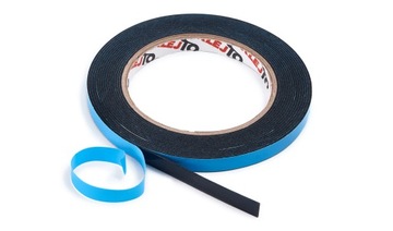 ЛЕНТА МОНТАЖНАЯ ДВУХСТОРОННЯЯ ПЕНКА 12MMX5MB ЧЕРНАЯ