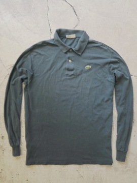Lacoste bluza z kołnierzykiem washed L/XL