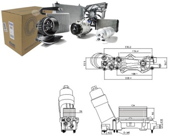 МАСЛЯНЫЙ ОХЛАДИТЕЛЬ NISSENS 91336