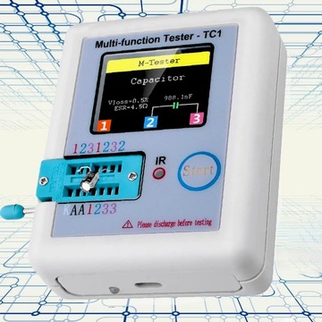 МУЛЬТИМЕТР ТЕСТЕР КАТУШЕК ТРАНЗИСТОРОВ ДИОДНЫХ КОНДЕНСАТОРОВ КАБЕЛЬ LCR-T7