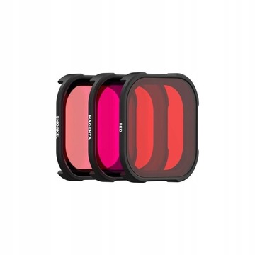 Zestaw 3 filtrów PolarPro DiveMaster do GoPro Hero 9 10 11 12 13