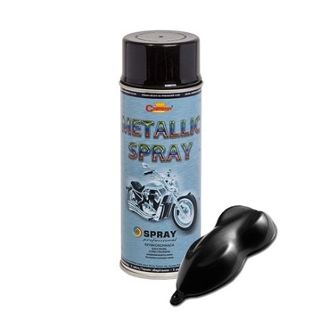 Lakier Akrylowy Czarny W Sprayu Z Ziarnem Metalicznym Champion 400ml