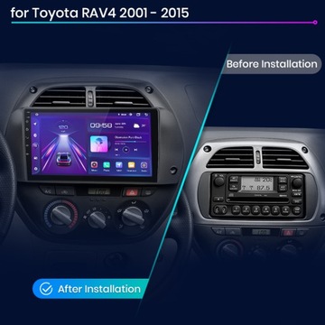 Радио Junsun для Toyota RAV4 2001 2002-2015 CarPlay Android Auto 1 32 WiF