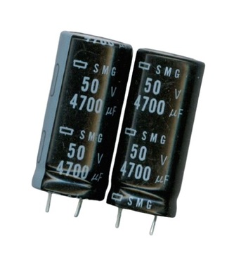4700uF 50V 4700 µF 50 V NIPPON SMG (2 SZTUKI) KONDENSATOR ELEKTROLITYCZNY