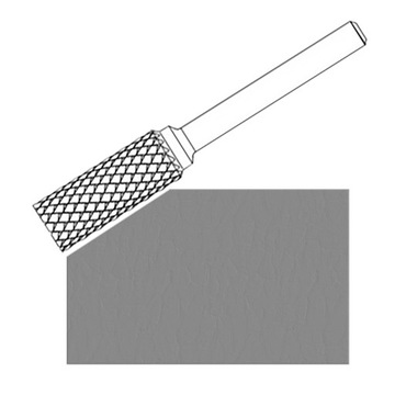 10 mm Pilnik Obrotowy Frez do metalu ZYA walcowy
