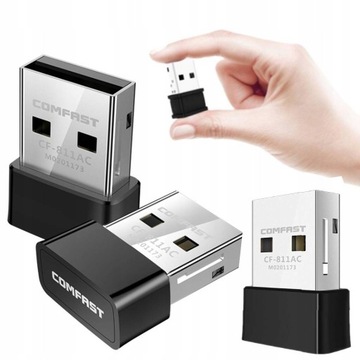 KARTA SIECIOWA WiFi Wi-Fi ADAPTER MINI NANO AC USB