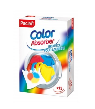 Paclan Color chusteczki wyłapujące kolor 15 szt