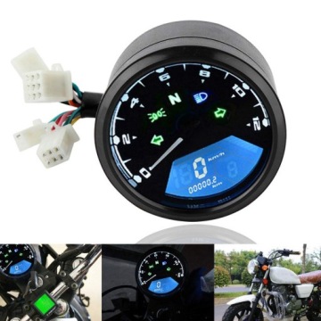Комплект спидометра для мотоцикла, ЖК с цифровым дисплеем