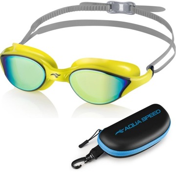 Okulary do pływania lustrzanki AQUA SPEED Vortex Mirror 38 +etui