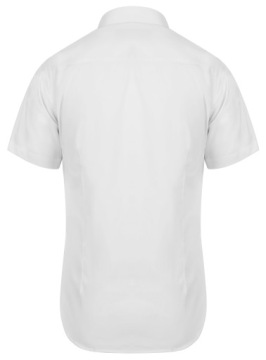 КЛАССИЧЕСКАЯ БЕЛАЯ ЭЛЕГАНТНАЯ РУБАШКА – КОРОТКАЯ S 44/45
