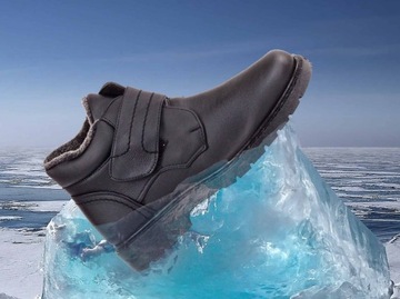 МУЖСКАЯ ЗИМНЯЯ ОБУВЬ НА ЛИПУЧКЕ, УТЕПЛЕННАЯ, ПРИШИТАЯ