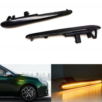 ALFA ROMEO GIULIETTA SMĚROVKY LED DYNAMICKÉ TMAVÝ POKLOP