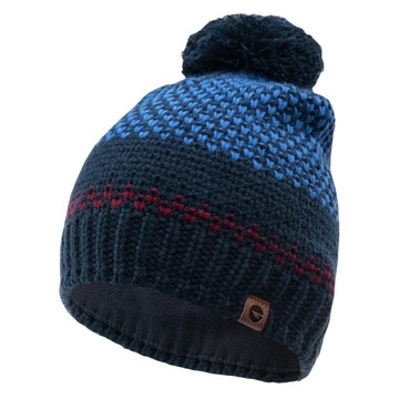 CZAPKA ZIMOWA CIEPŁA MĘSKA DAMSKA BEANIE Z POMPONEM HI-TEC HERVIN