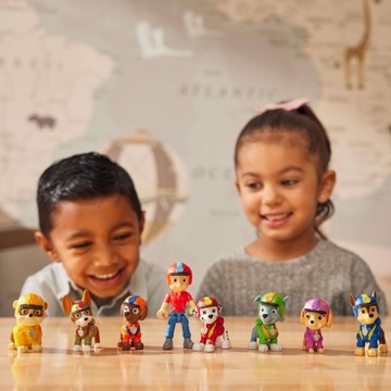 PAW PATROL JUNGLE PUPS 8 ФИГУРКИ СОБАКИ РАЙДЕР ПОВИЖНЫЕ ФИГУРКИ PAW PATROL