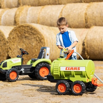 CYSTERNA DO TRAKTORKA NA PEDAŁY CLAAS PRZYCZEPKA PRZYCZEPA NA WODĘ FALK
