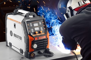 Сварочный аппарат MIG FLUX MMA TIG ALU INVERTER migomat SYNERGIA 255A WIRE MASK