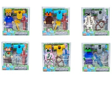 MINECRAFT FIGURK ZESTAW 6 FIGUREK