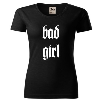 KOSZULKA t-shirt BAD GIRL PREZENT DAMSKA bluzka PREZENT S