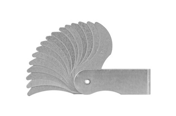 Promieniomierz listkowy wzorce promieni 52-100 mm