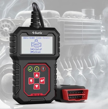 ДИАГНОСТИЧЕСКИЙ ИНТЕРФЕЙС OBD2 ТЕСТЕР ПОЛЬСКИЙ СКАНЕР SURIX T31