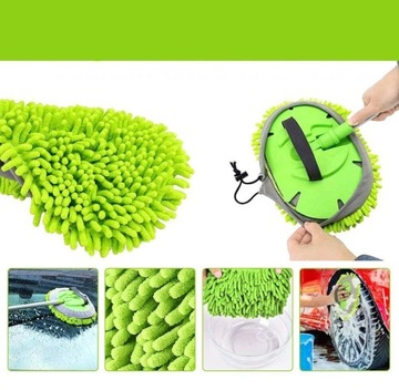 ШВАБРА ДЛЯ МОЙКИ АВТОМОБИЛЯ С ДЛИННОЙ РУЧКОЙ И МИКРОФИБРОВОЙ, ТЕЛЕСКОПИЧЕСКАЯ 54-110СМ