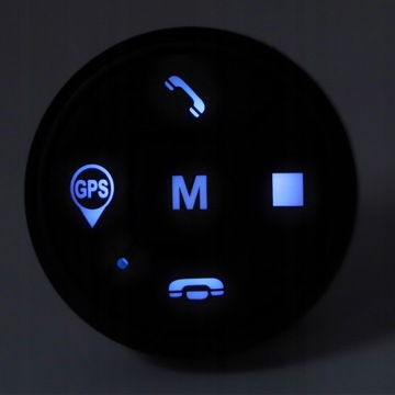 Przycisk sterowania na kierownicy Głośność radia