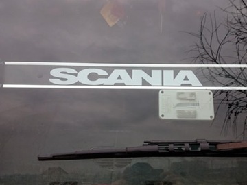 Naklejka SCANIA na dodatkową półkę