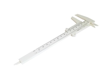 SUWMIARKA DO BRWI BIAŁA 15 CM
