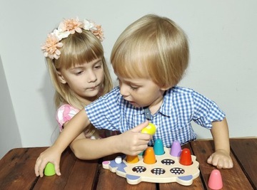 ЗАГАДКА «ДЕРЕВЯННЫЙ ЕЖИК МОНТЕССОРИ» ОБУЧАЮЩИЕ ЦИФРЫ