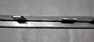 BMW 5 F10 CHRÓM LIŠTA NÁRAZNÍK ZADNÍ 7341672