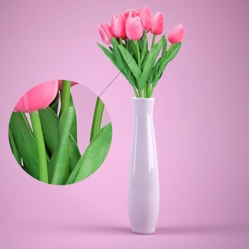 ТЮЛЬПЫ БУКЕТ ТЮЛЬПАНОВ искусственные цветы, как настоящие, декоративные для вазы