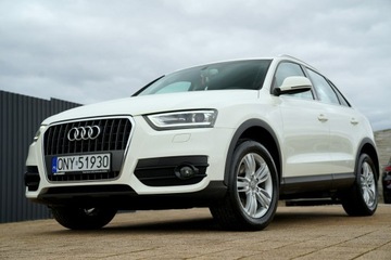 Audi Q3 I SUV 2.0 TDI 140KM 2015 Audi Q3 S-LINE skóra FUL LED parktoni NAWI alusy