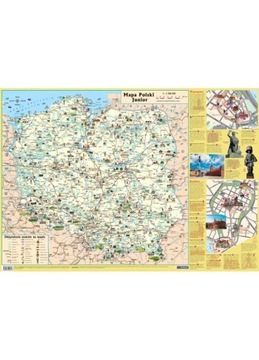 MAPA W TUBIE: POLSKA - DLA DZIECI