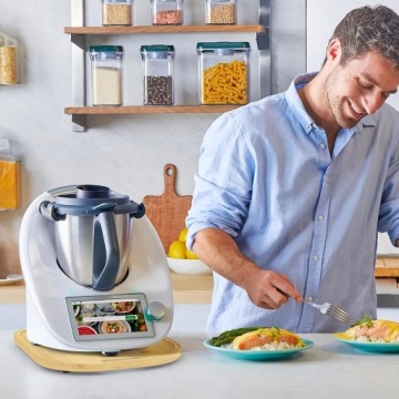 Деревянная подставка для Thermomix Thermomix TM5 TM6 Цельная выдвижная доска