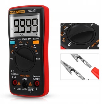 Aeneng AN8009 MultiMeter Digital Electric LCD -счетчик