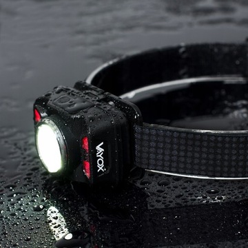 МОЩНАЯ СВЕТОДИОДНАЯ ФАРА, АККУМУЛЯТОР USB, ДАТЧИК VAYOX