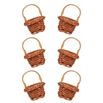 Мини плетеные корзиночки для пасхальных яиц